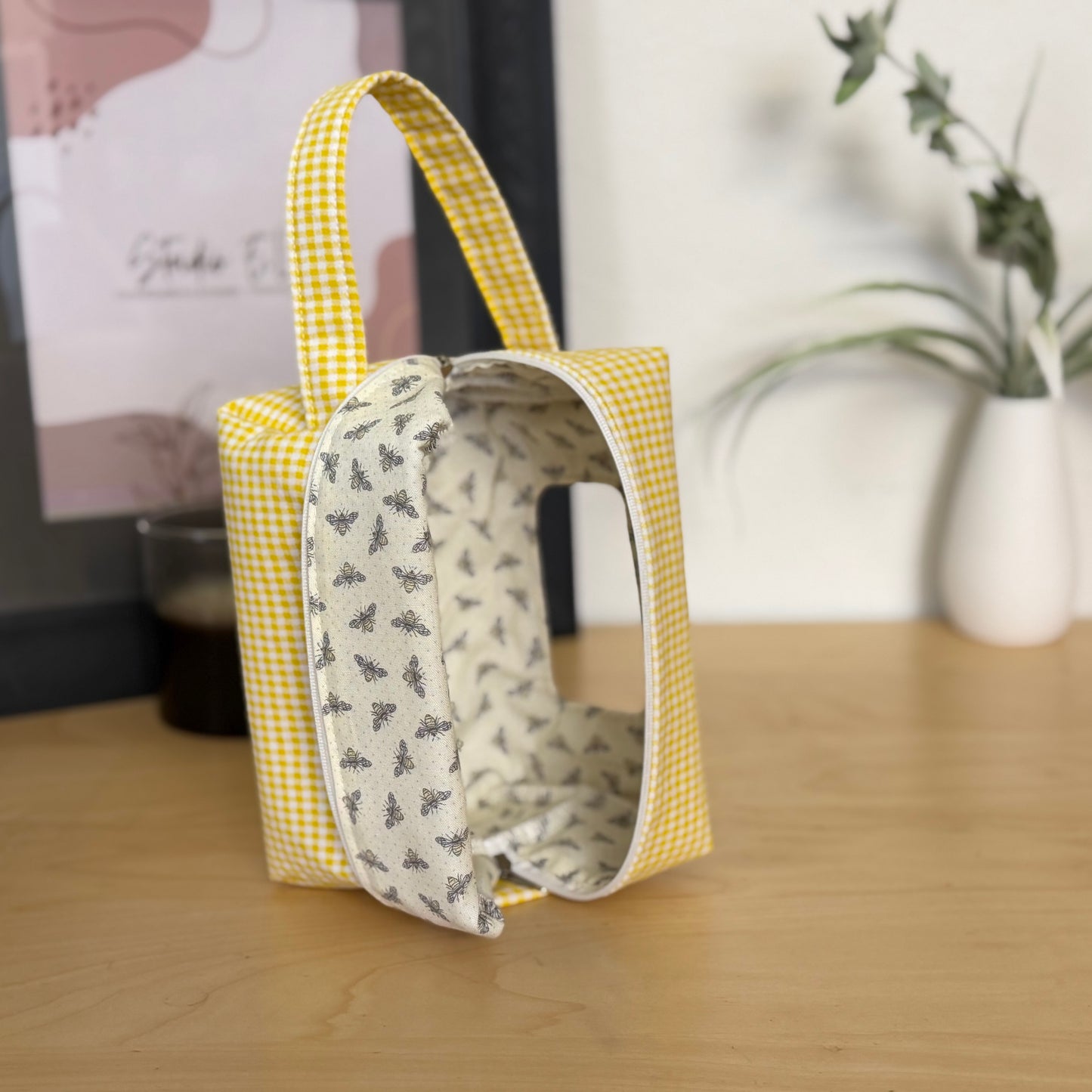 Sunshine Gingham Grab and Go Bag - OG