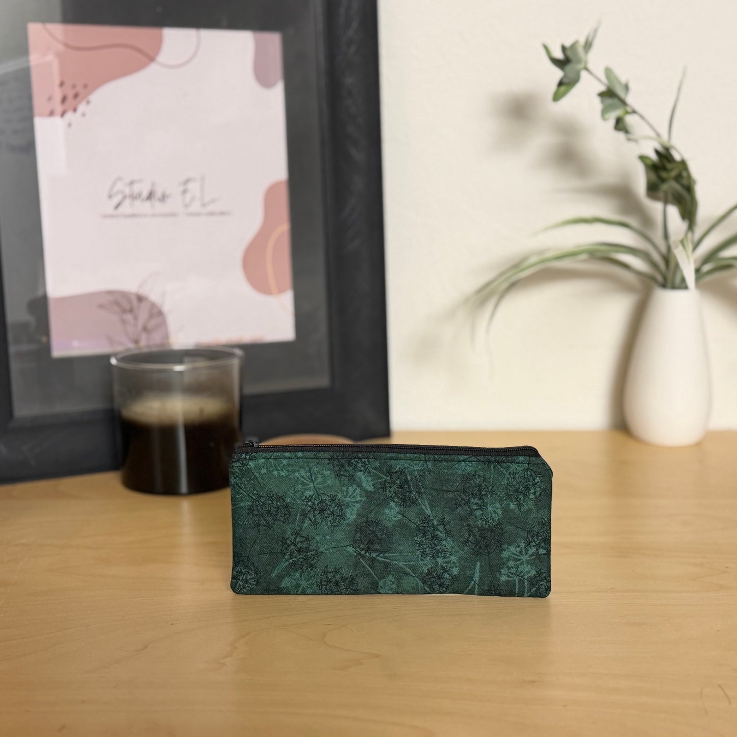 Emerald Wish Pencil/Glasses Case