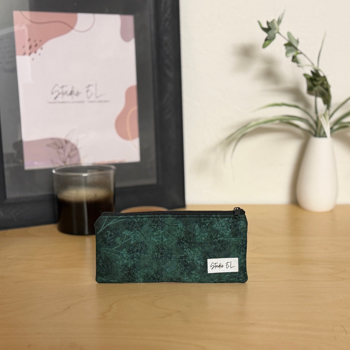 Emerald Wish Pencil/Glasses Case