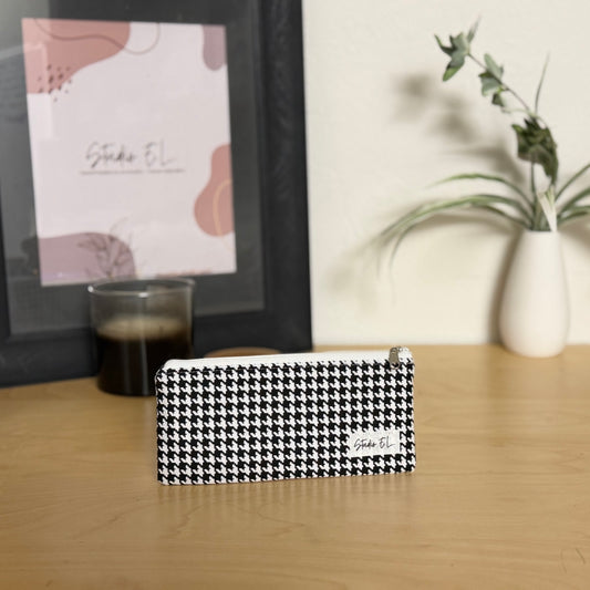 Houndstooth Pencil/Glasses Case
