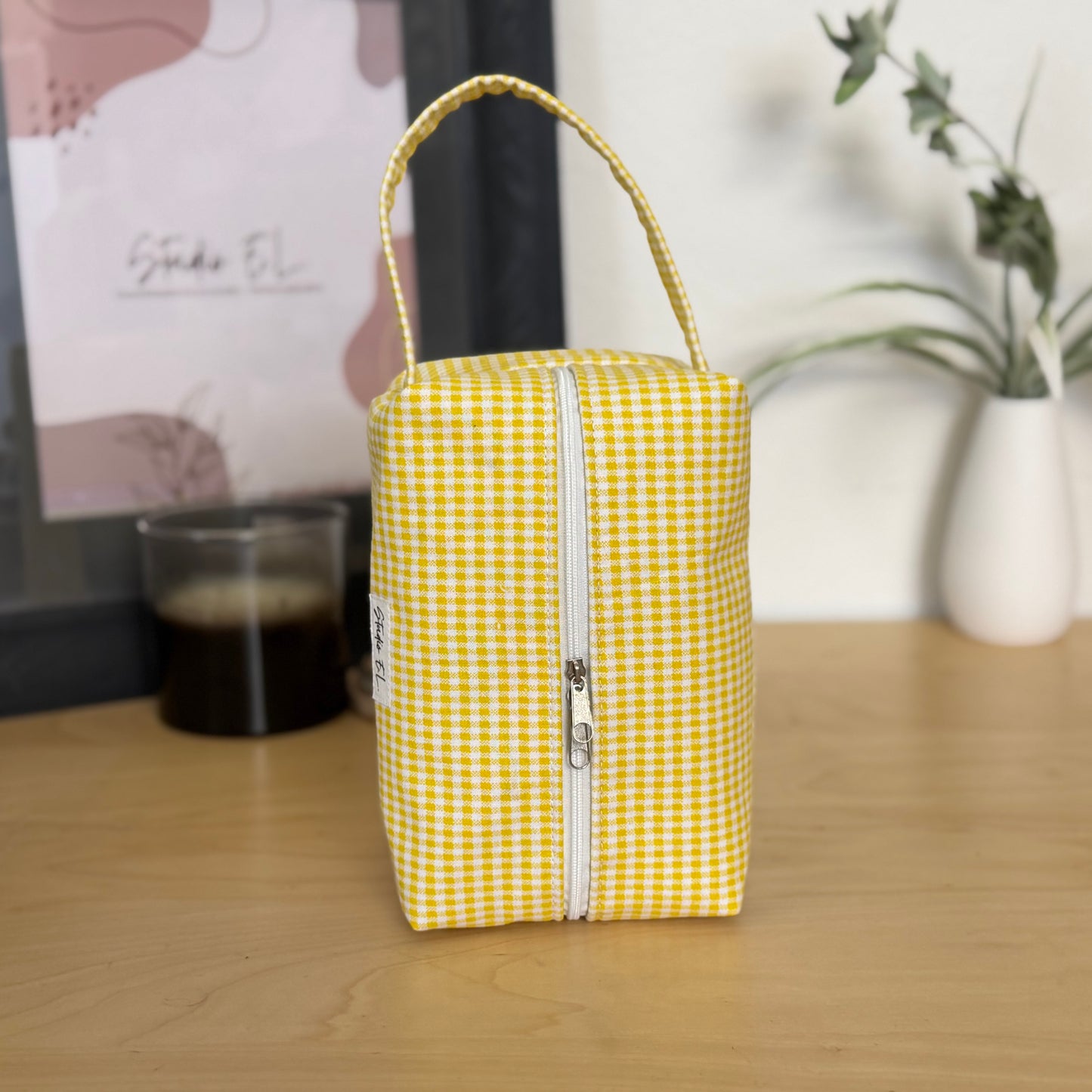 Sunshine Gingham Grab and Go Bag - OG